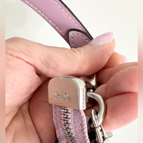 COACH Teri Signature Shoulder Bag/Crossbody (Purple) - Picture 6 of 12